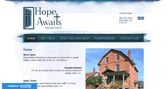Desktop Screenshot of hopeawaitsministries.com